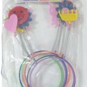 Trompito - Vincha con resorte y figuras x6u