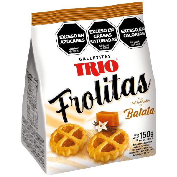 Galletitas Trío Frolitas batata 150 gr