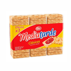 Galletitas mediatarde - Paquete 3 u. 330 gr