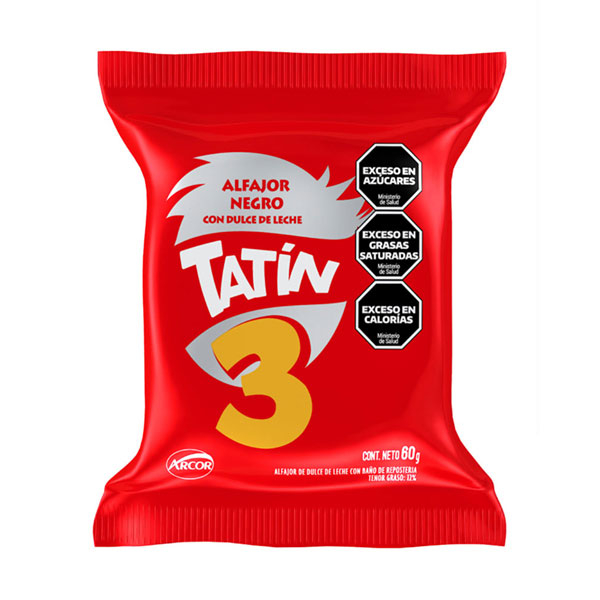 Alfajor Tatín Triple Negro