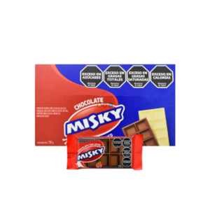 Chocolate Misky con leche - Caja 30 u.