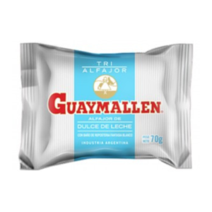 Alfajor Guaymallén triple blanco - Caja 24 u.