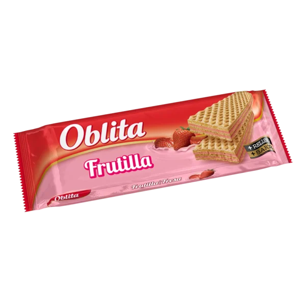 Oblea Oblita sabor frutilla 100 gr