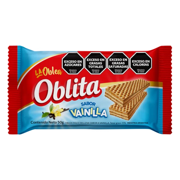 Oblea Oblita sabor vainilla 50 gr