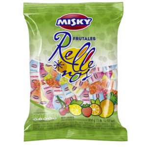 Caramelos Misky rellenos frutales 810 gr