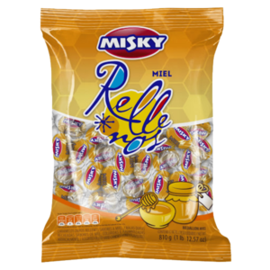 Caramelos Misky rellenos sabor miel 810 gr