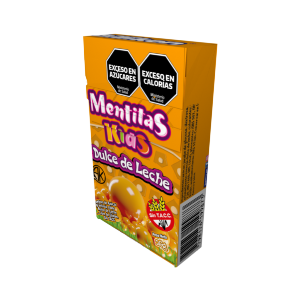 Mentitas kids dulce de leche La Casa - Caja 12 u.
