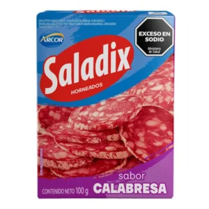 Saladix sabor calabresa 100 gr - Caja 3 u.