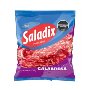 Saladix sabor calabresa 30 gr - Caja 6 u.