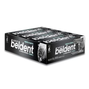 Chicles Beldent menta fuerte - Caja 20 u.