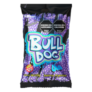 Bull Dog- Pastillas sabor Uva x12u x30gr