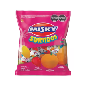 Caramelos masticables Misky sabores surtidos