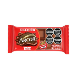 Chocolatín Arcor Leche x20u. x8g.