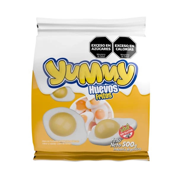 Gomitas Yummy Huevos Fritos x500grs.