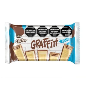 Arcor Cofler Graffiti Blanco- Caja 12 u.