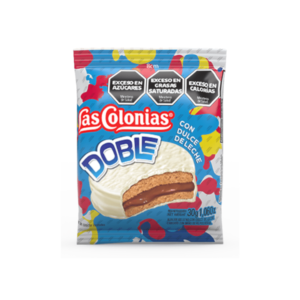 Alfajores Las Colonias Dobles Blanco x48u. x 30gr.