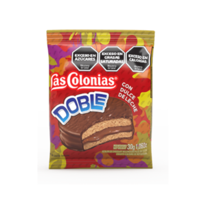Alfajores Las Colonias Dobles Negros x48u. x 30gr.
