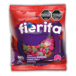 Gomita Fierita Corazón x500gr.
