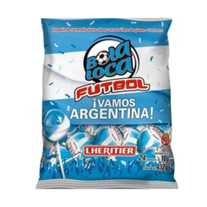 Lheritier- Chupetín Bola Loca Argentina x24u