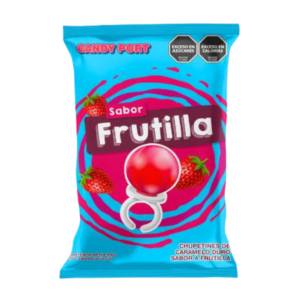 Candy Port - Chupetin Anillo de Frutilla x100u