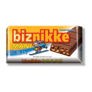 Biznikke - Chocolate con Leche con Maní x15u x30gr