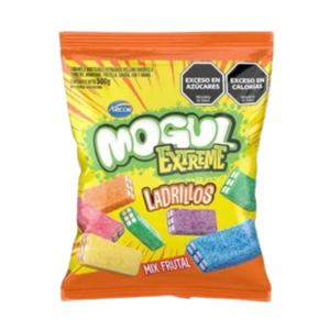 Arcor- Mogul Extreme Ladrillos mix frutal x500gr