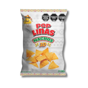 Pop Linas- Nachos 3D x4u x90gr
