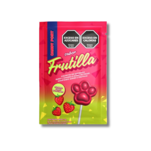 Candy Port- Huellita sabor Frutilla x24u x11gr