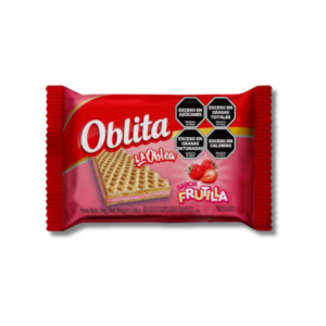 Oblea Oblita sabor Frutilla x34gr