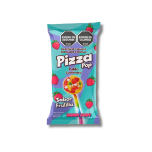 Candy Port- Pizza Pop sabor Frutilla x30u x13gr