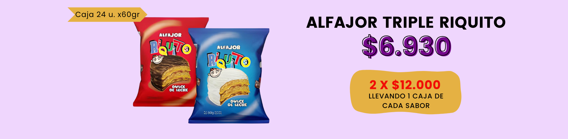 FLAYER alfajor riquito