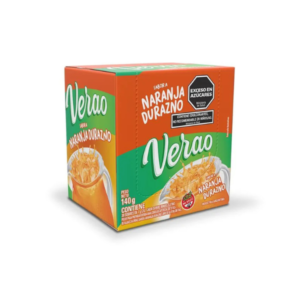 Jugo Verao sabor Naranja/Durazno - Caja x20u