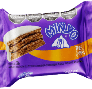 Minyo - Alfajor triple Negro x24u x60gr